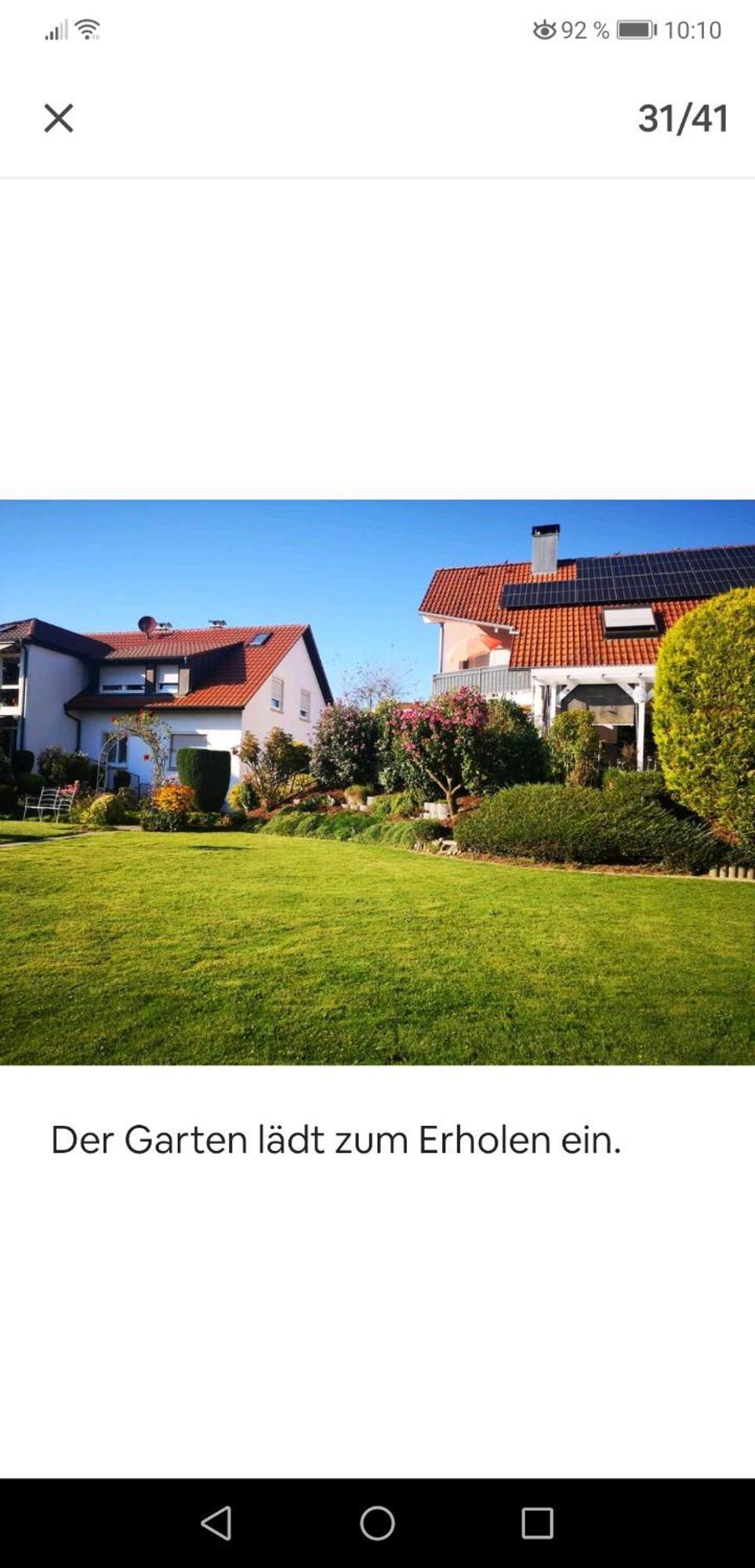 Ferienwohnung im Grünen, 10 km RV, 30 km Bodensee, Küche Bad Balkon Wolpertswende Habitación foto